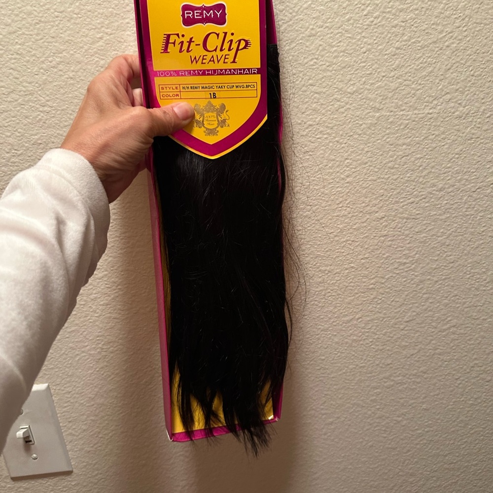 Black Fit-Clip Weave